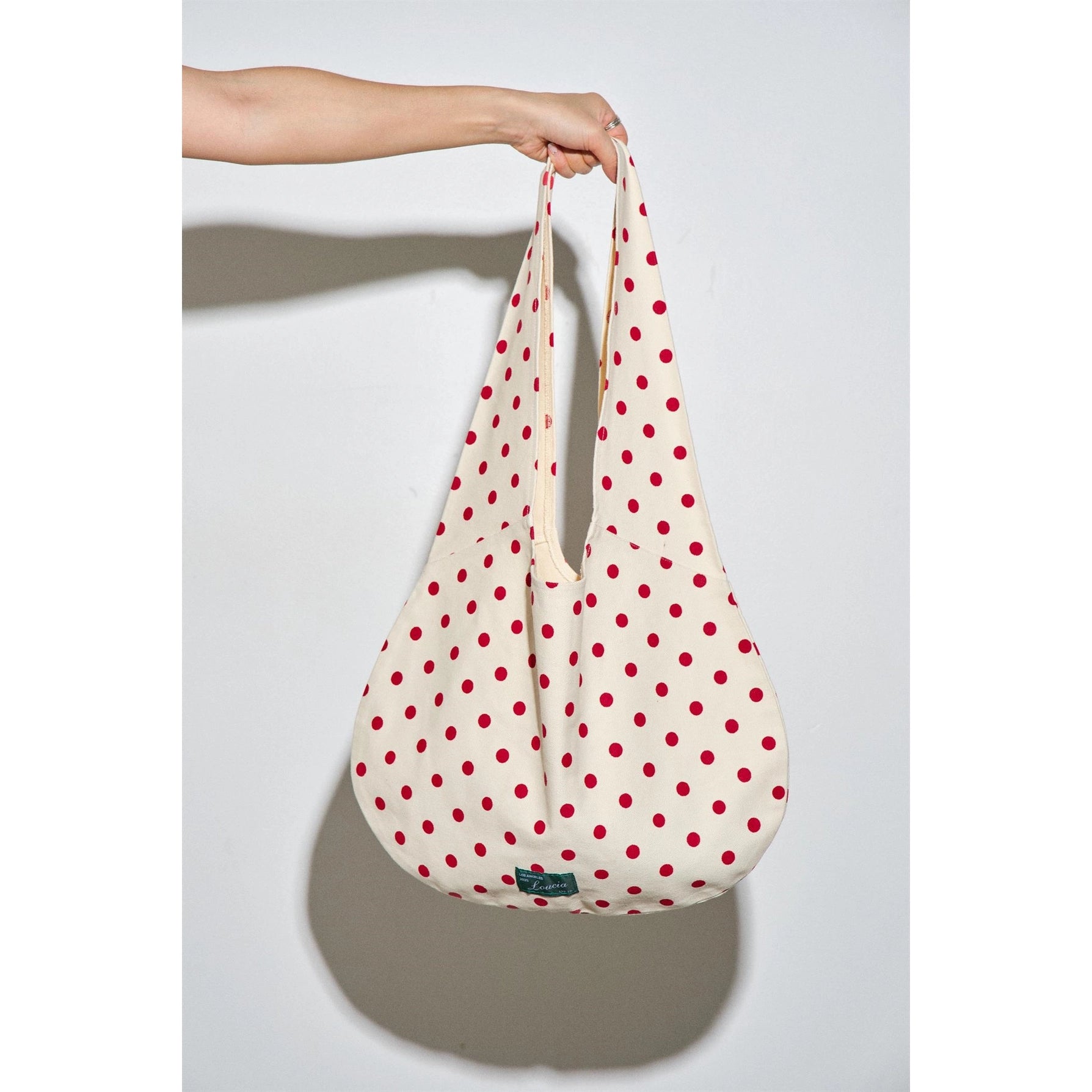 Polka Dot Tote in Red