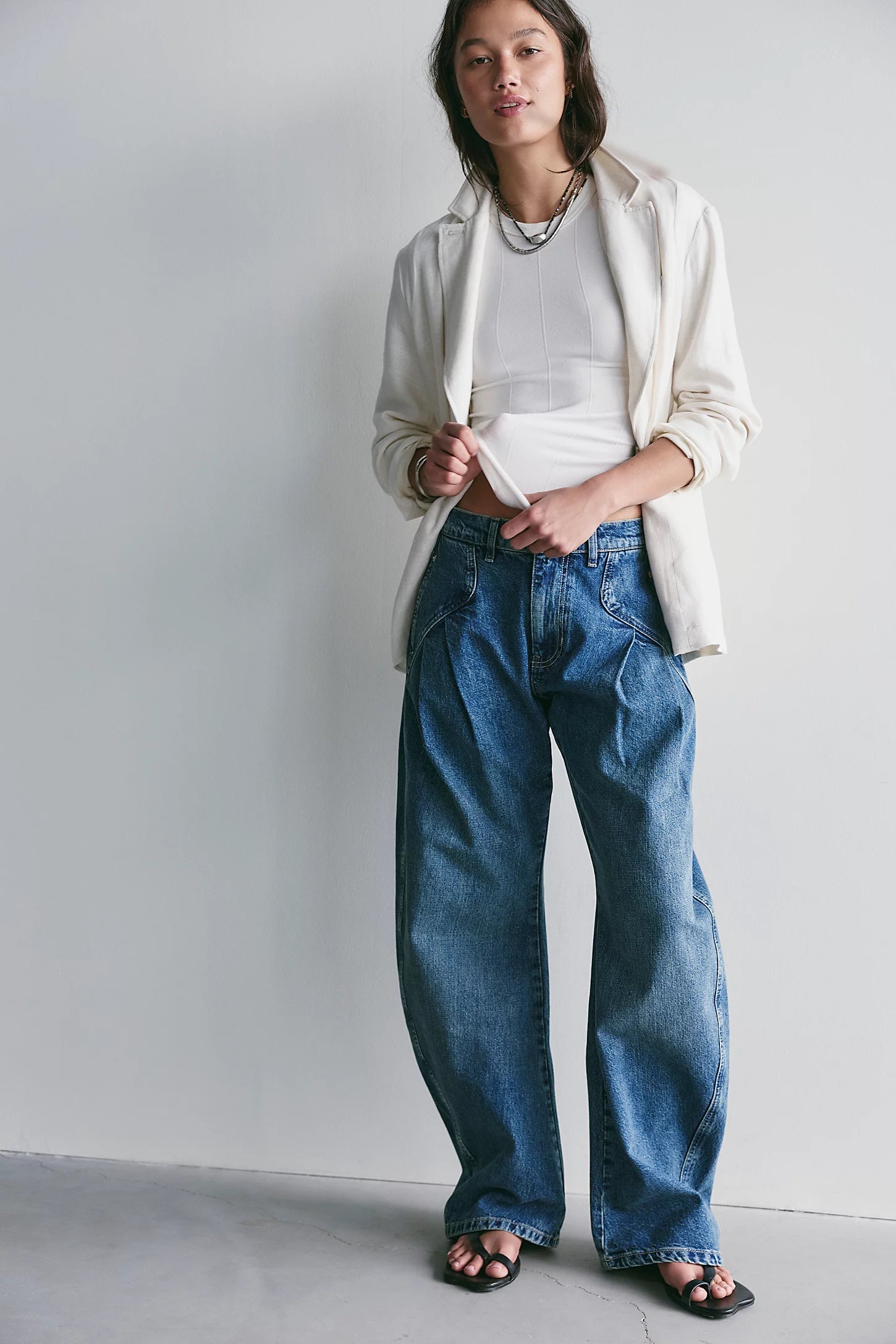 Golden Hour Trouser Jeans in Deacon Blue