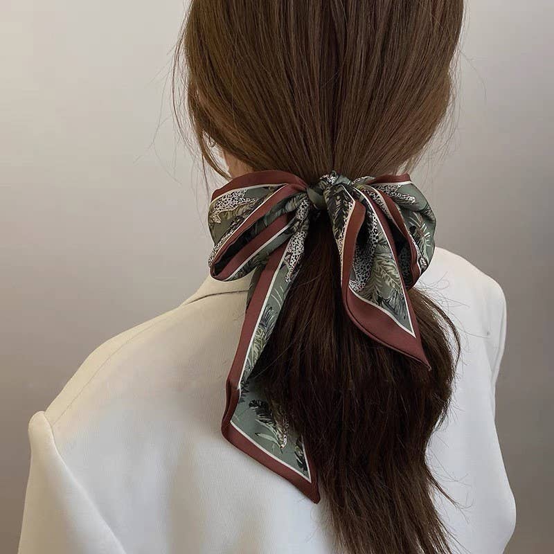 Leopard Garden Twill Scarf