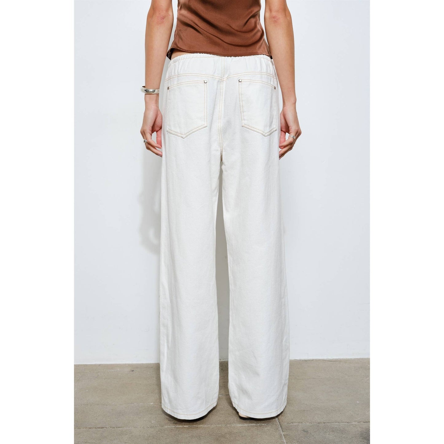 Marlowe Studded Denim Pants