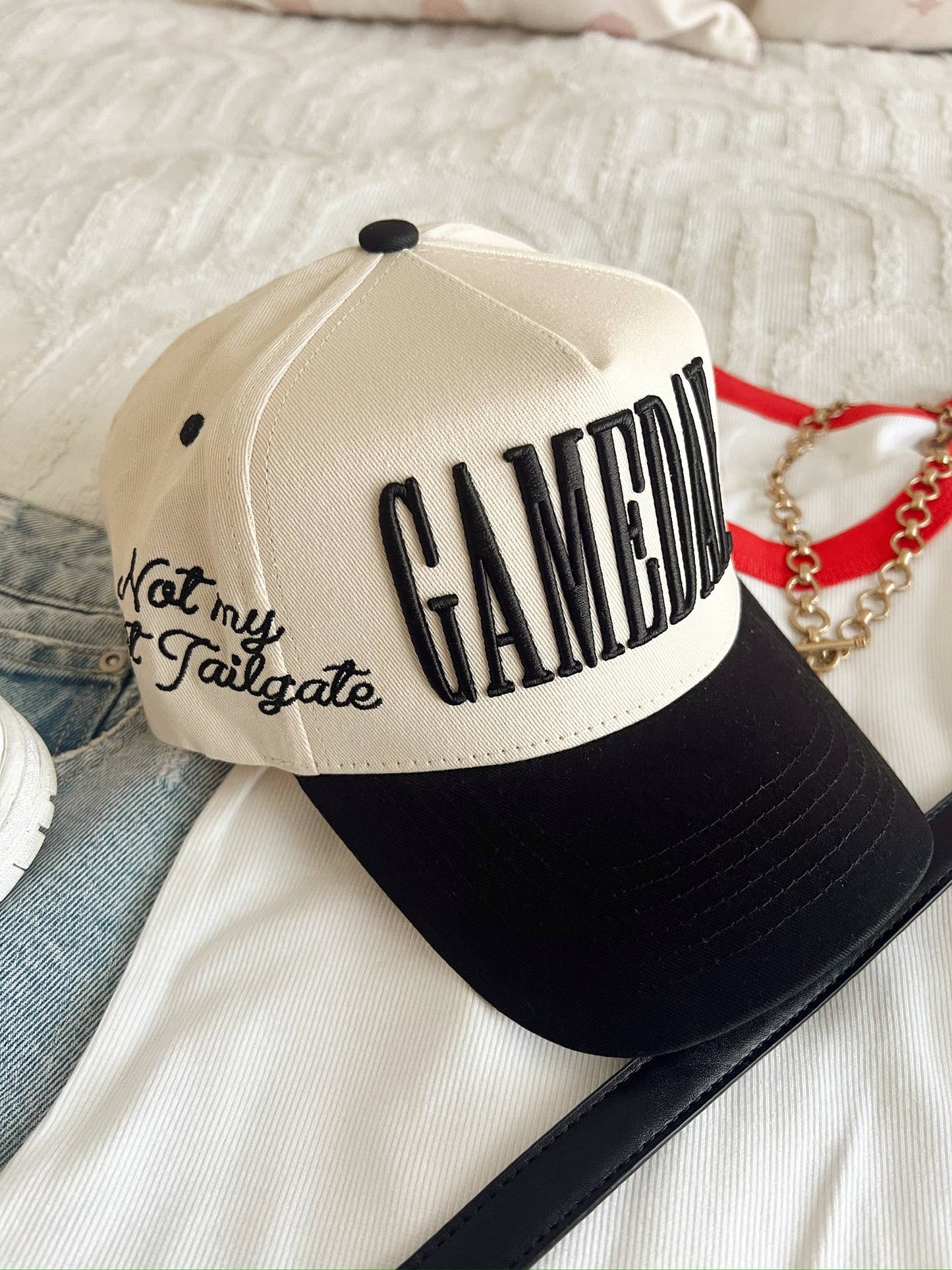 Not My First Tailgate Vintage Trucker Hat