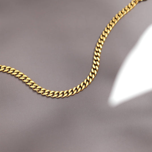 Diamond Cut Curb Chain Bracelet