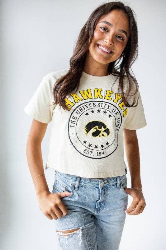 Iowa Sayler Star Heavyweight Crop Tee