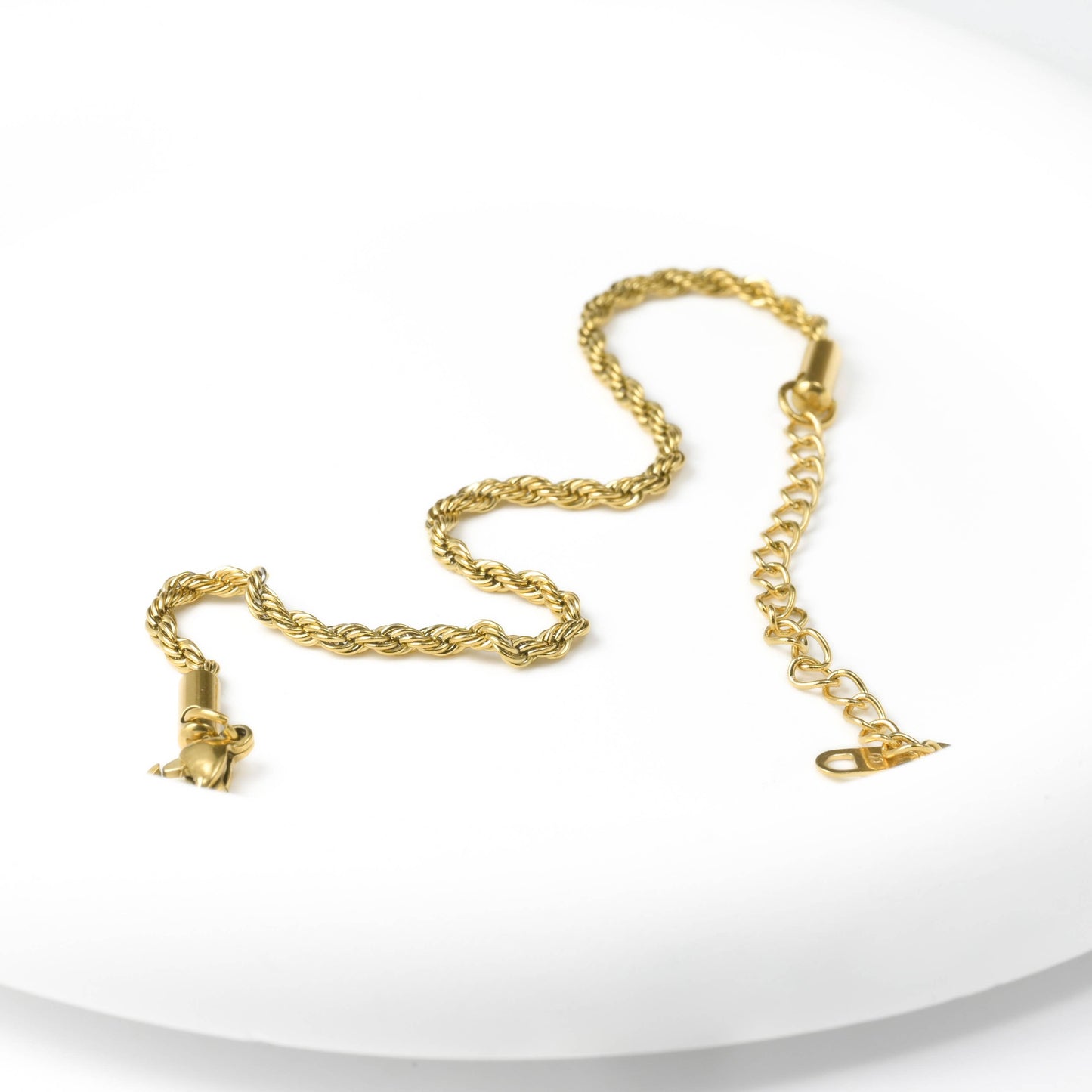 Sparkle Rope Bracelet in Gold
