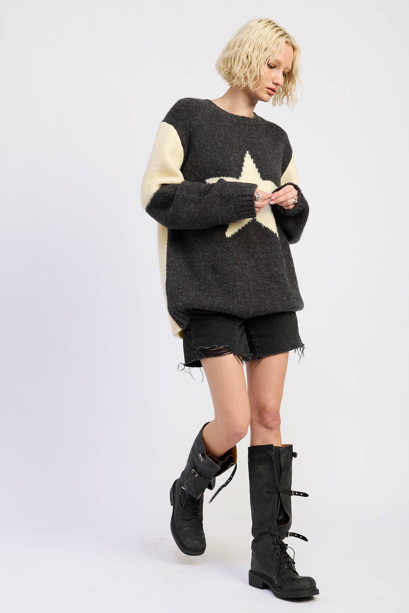 Star Oversized Sweater