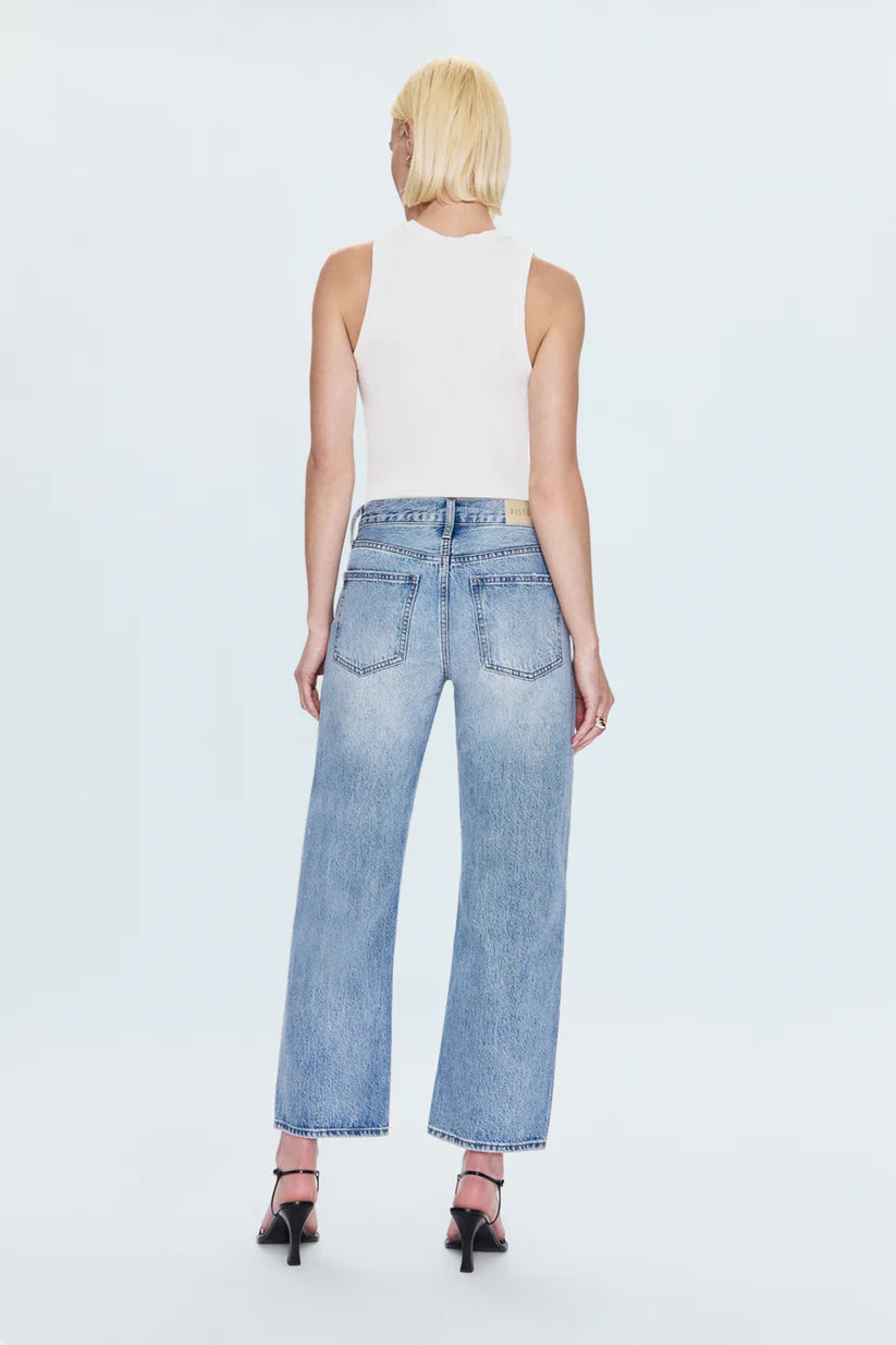 Lexi Mid Rise Straight Jean - Bowie