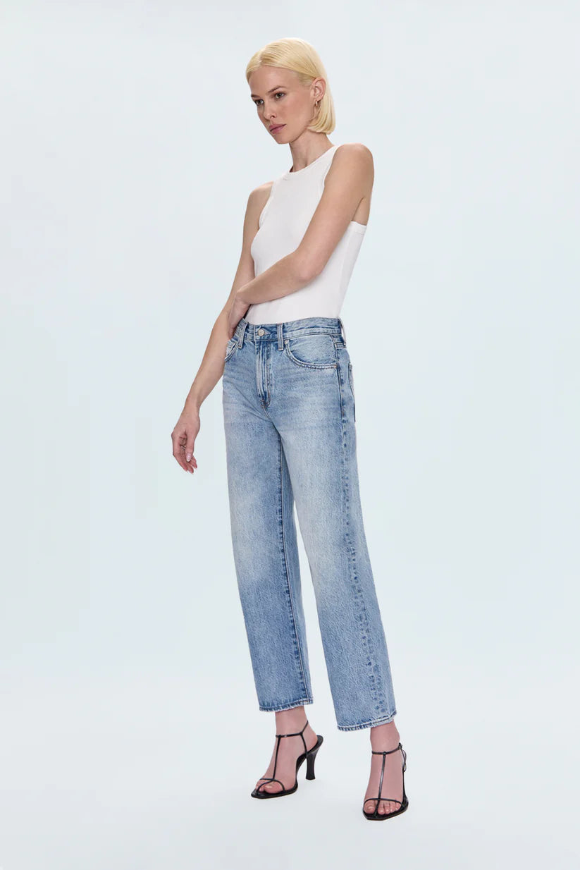 Lexi Mid Rise Straight Jean - Bowie