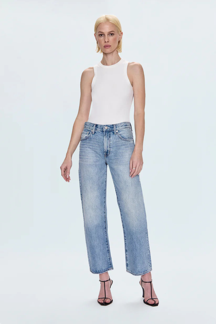 Lexi Mid Rise Straight Jean - Bowie