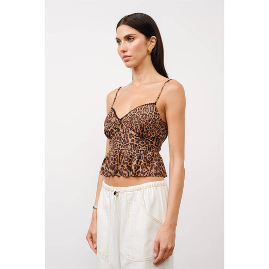 Leona Leopard Top
