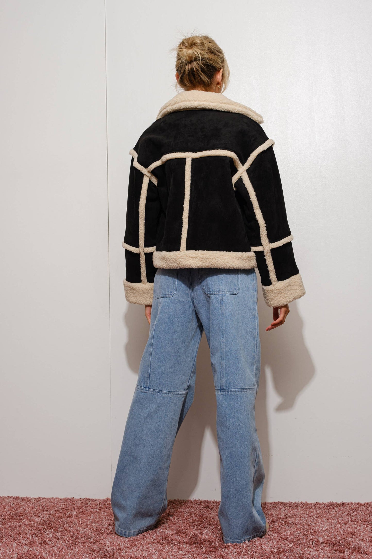 Holly Suede Shearling Jacket