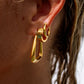 Sable Hoops in Gold