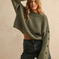 Caroline Button Sweater