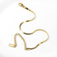Herringbone Bracelet in Gold