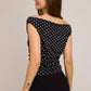 Billie Polka Dot Off Shoulder Top