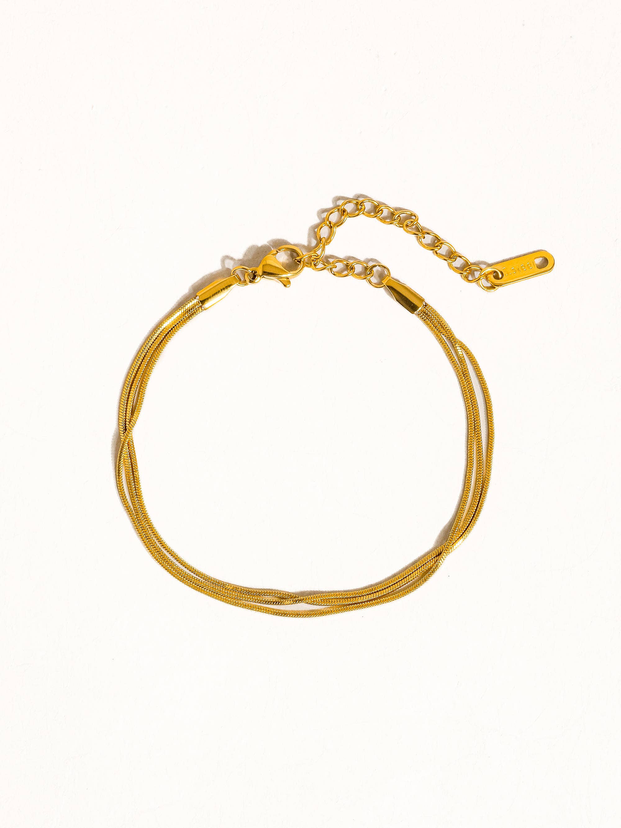 Multi Thin Herringbone Bracelet