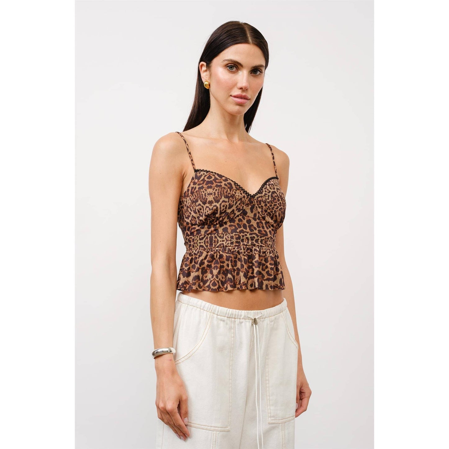 Leona Leopard Top