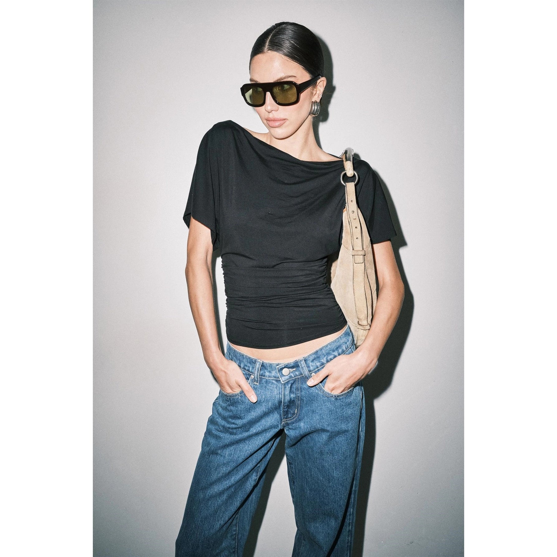 Evie Cowl Neck Top