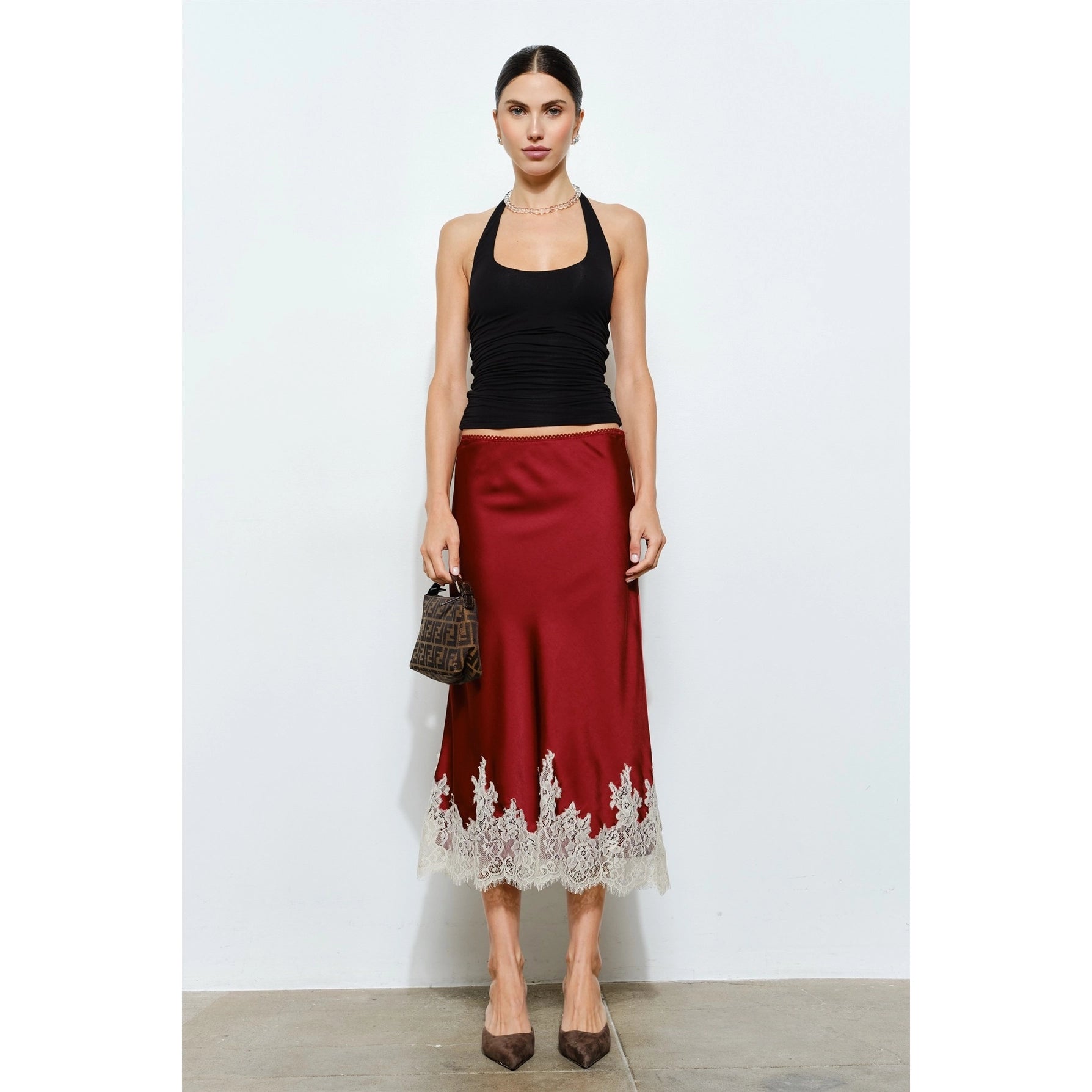 Helena Ruched Halter Top