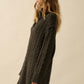 Reagan Sweater Dress in Charcoal