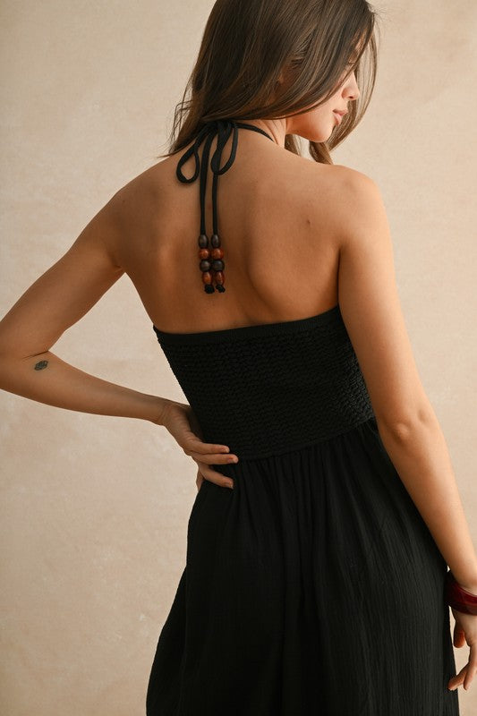 Melinda Crochet Top Dress