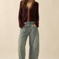 Kendall Cardigan in Burgundy