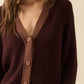 Kendall Cardigan in Burgundy