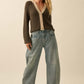 Kendall Cardigan in Charcoal Brown