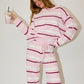 Heidi Pink Stripe Sweater