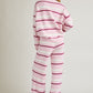 Heidi Pink Stripe Sweater