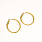 Classic Thin Hoop Earring in Gold 40MM