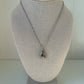 Bubble Letter Necklace in Silver