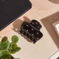 Cloud Clip Black Rhinestone