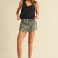 Jade Leopard Mini Skirt