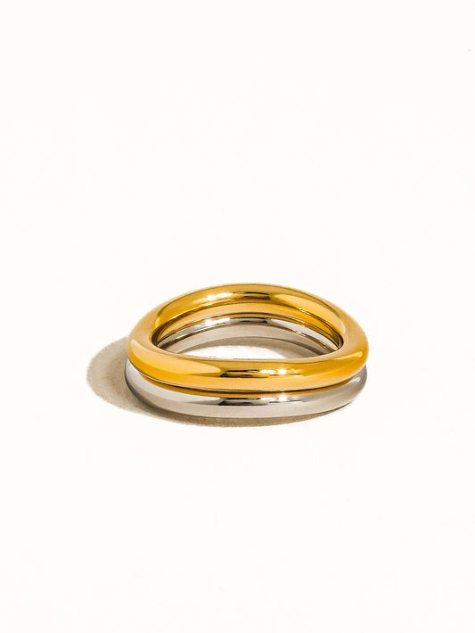 Double Two Tone Ring