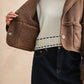 Reversible Suede/Sherpa Jacket