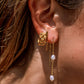 Lineage Hoops in Gold