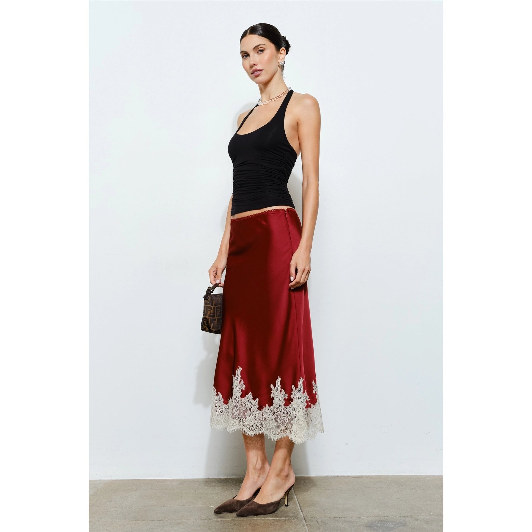 Helena Ruched Halter Top