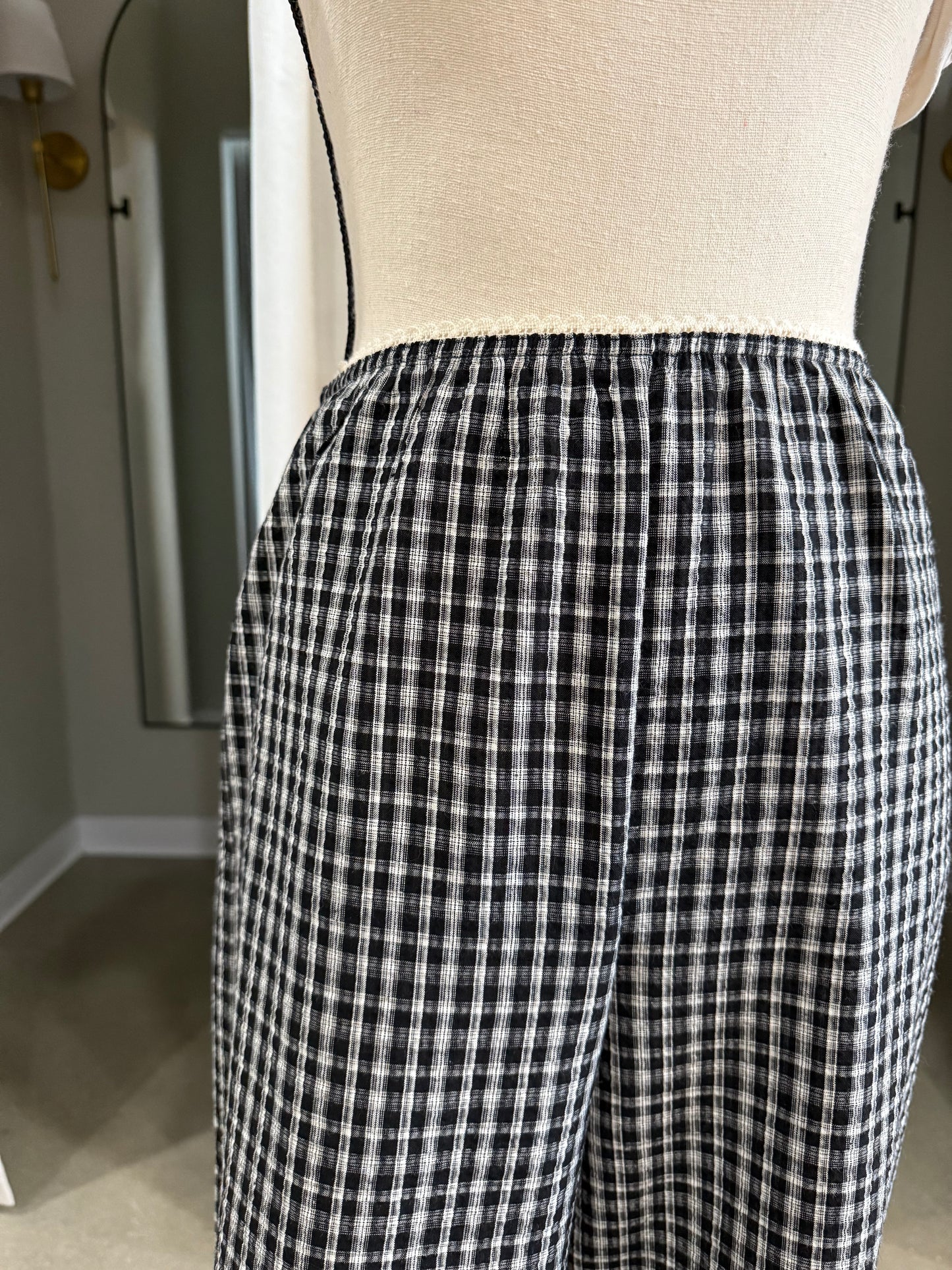 Checker Seersucker Pants