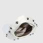 White Studded Dumpling Bag