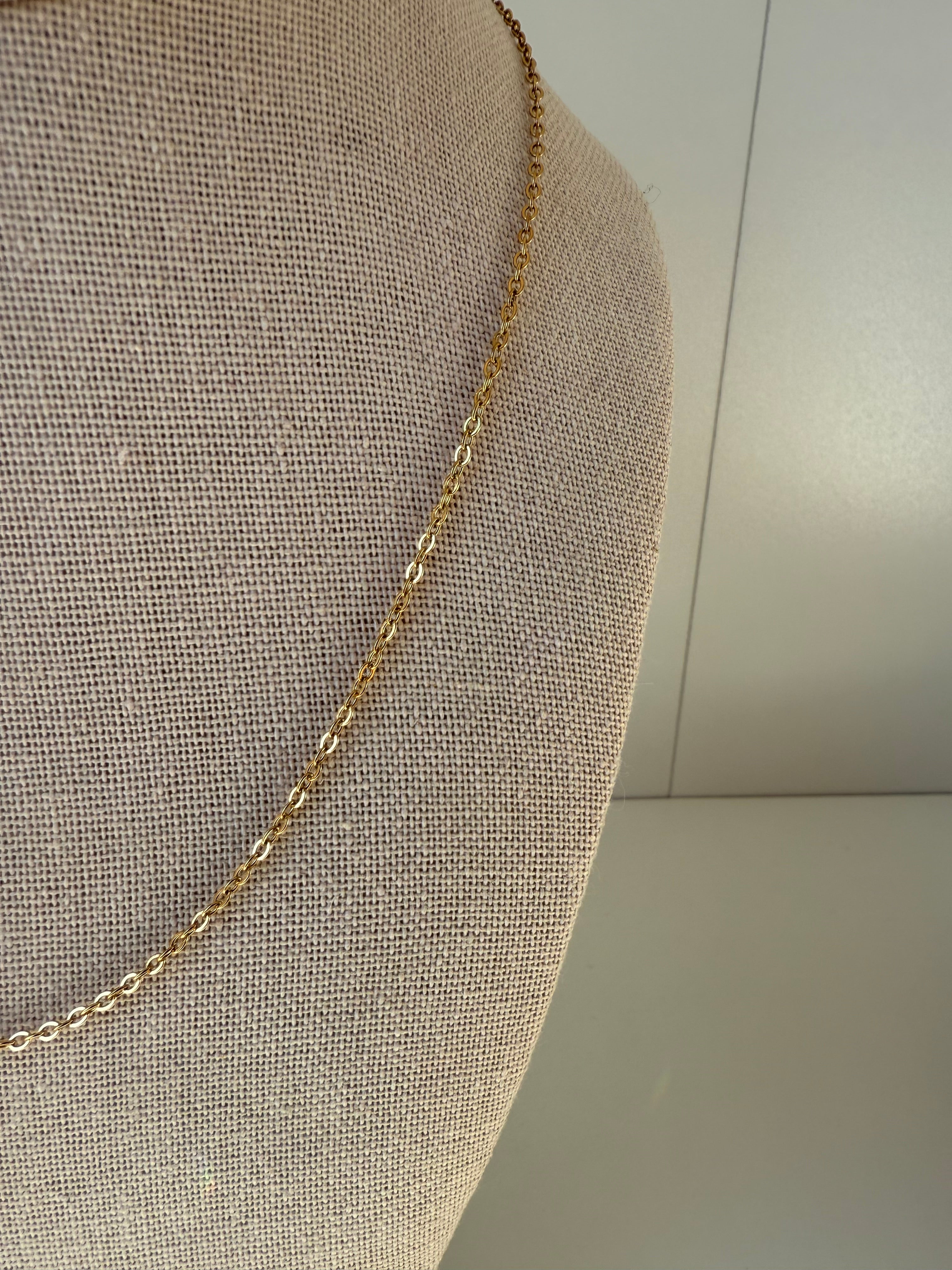 Cable Necklace in Gold