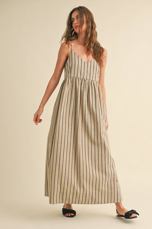 Gwen Stripe Long Dress