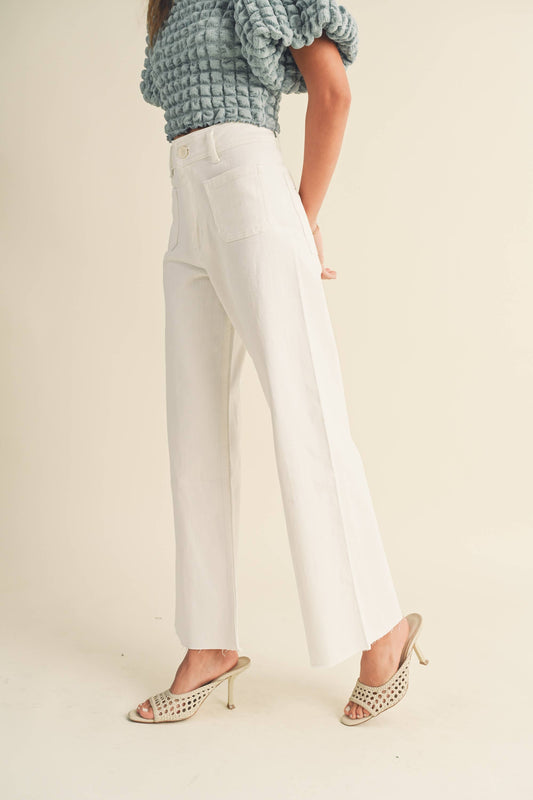 Gina Pants in White