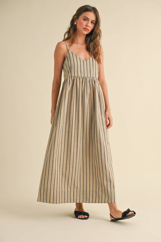 Gwen Stripe Long Dress