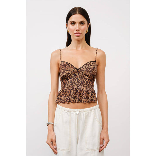 Leona Leopard Top