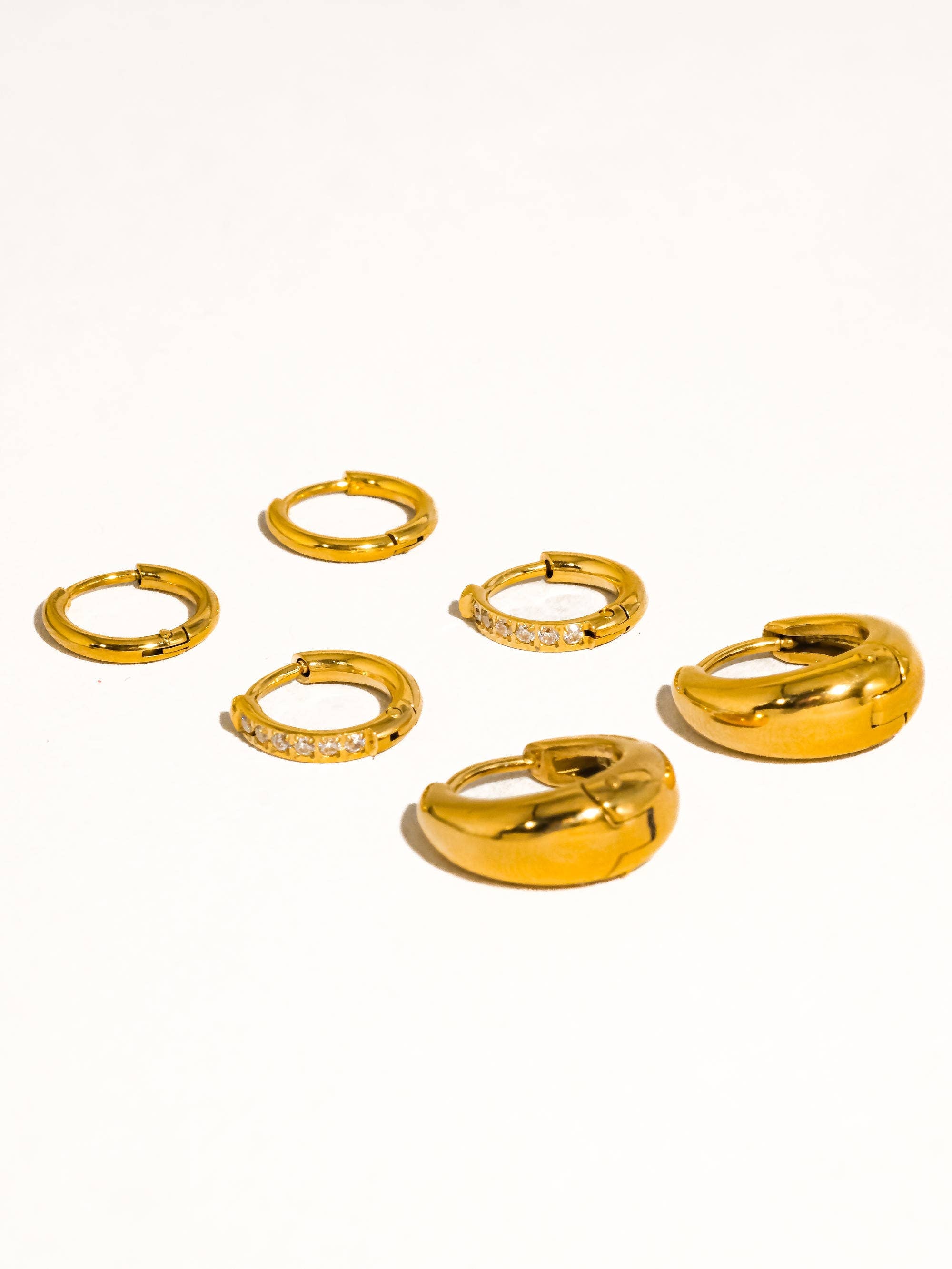 Elena Hoop Earring Set