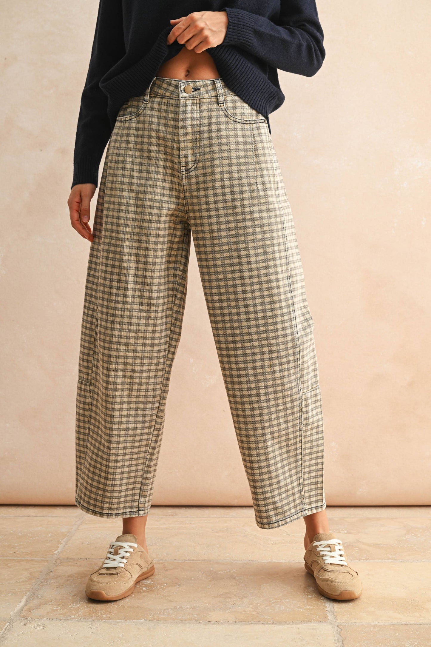 Mini Checker Pants