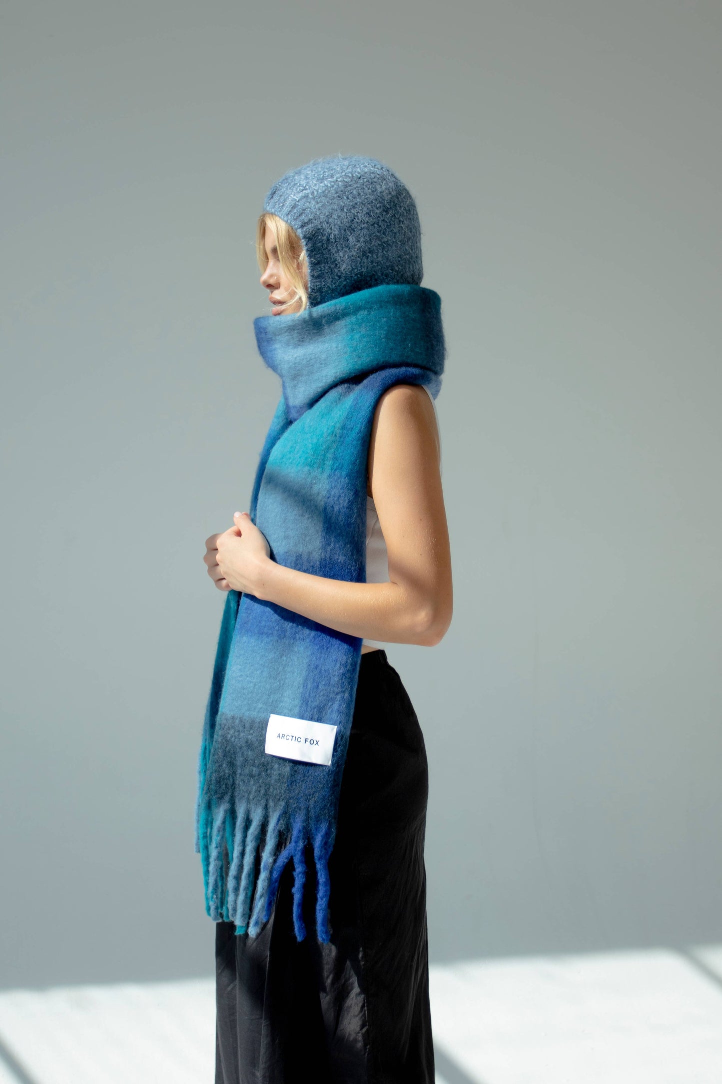 The Reykjavik Scarf in Blue