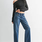 Low Rise Studded Baggy Jean | JBD