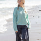 Piper Henley Pullover in Seafoam