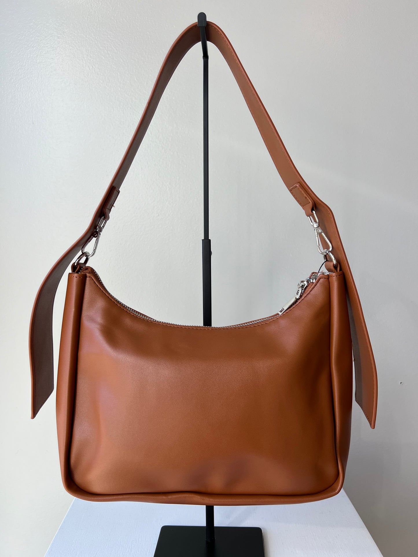 Leather Hobo Bag Camel